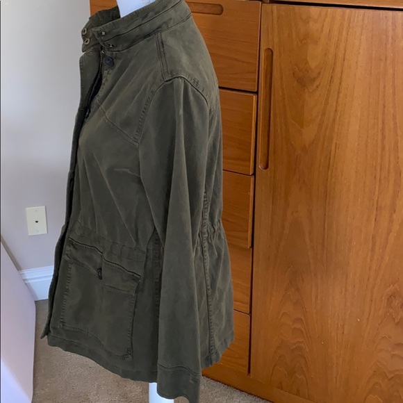 Lucky brand army green jacket size S - Picture 3 of 6